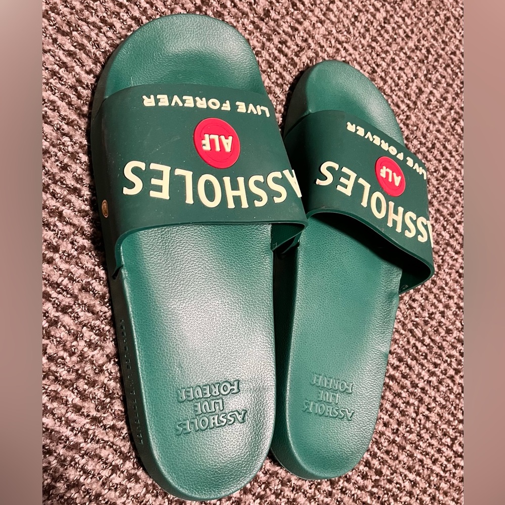 Assholes Live Forever Slides/ Flip Flops